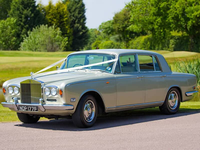 Gold Rolls Royce Wedding Car Hire