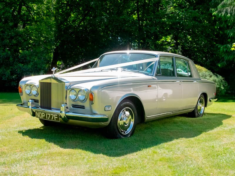 Gold Rolls Royce Wedding Car Hire