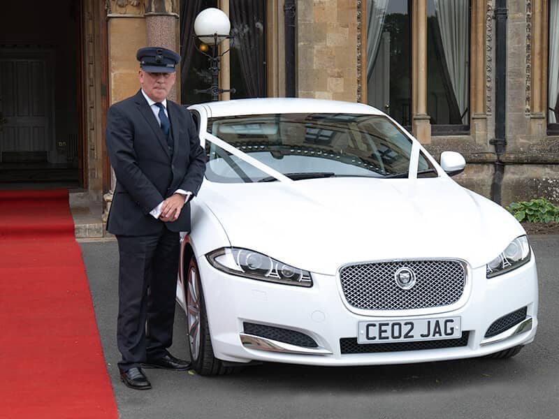 White Jaguar Wedding Car Hire